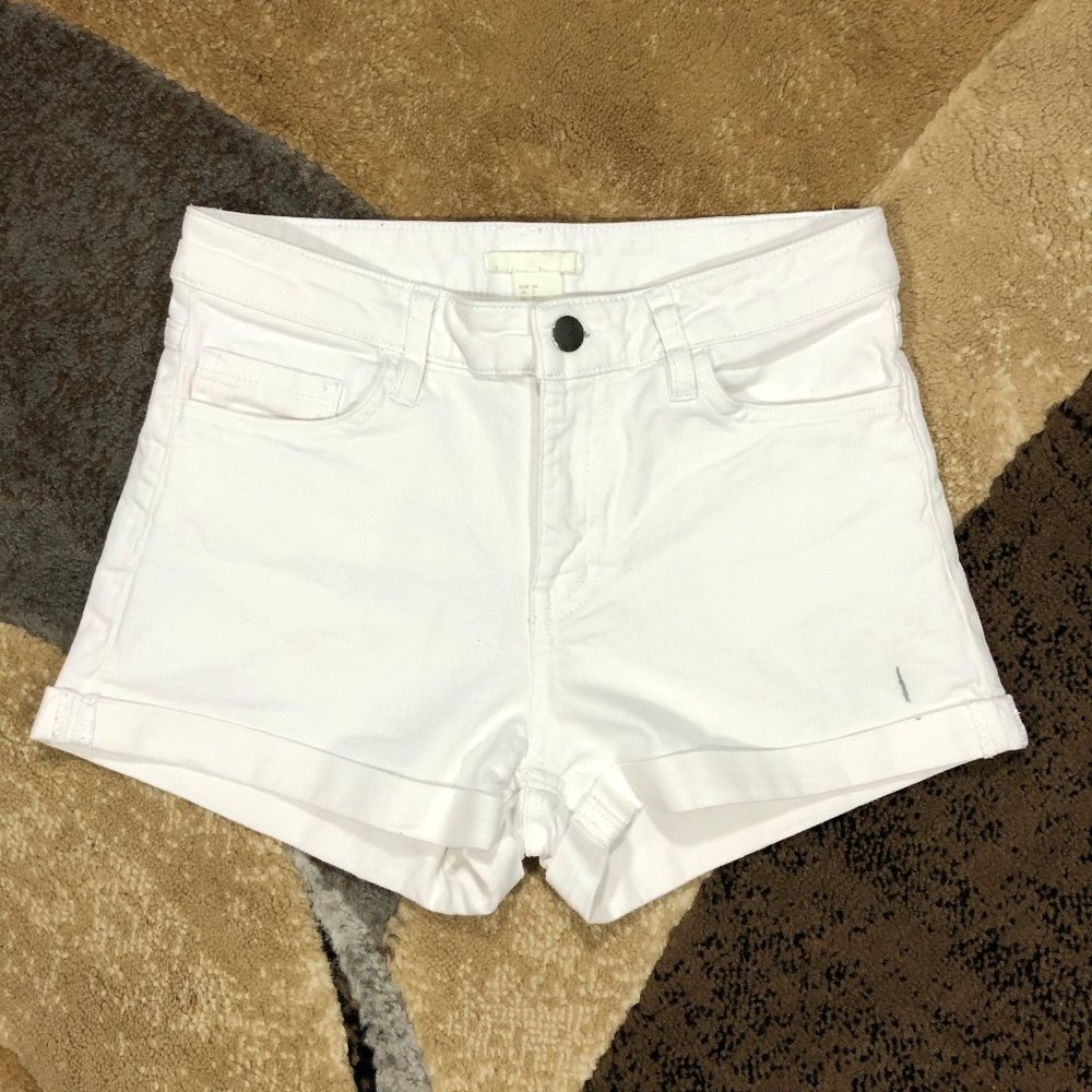 Girls H&M White Shorts, Size 2